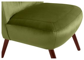 Poltrona verde Velvet Sari - Max Winzer