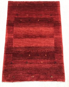 Loribaft Tappeto persiano 120 x 80 Rosso (Iran) Annodato A Mano