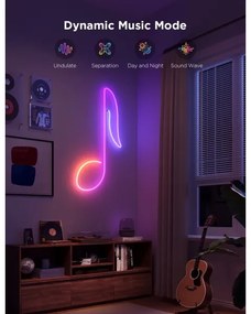 Govee - Neon 2 MATTER striscia LED flessibile 3m RGBIC Wi-Fi