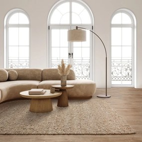 Tappeto in lana beige tessuto a mano 200x300 cm Adler Honey - Asiatic Carpets