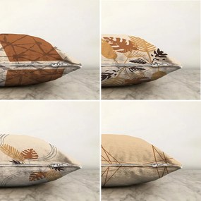 Set di 4 federe Neutro, 55 x 55 cm - Minimalist Cushion Covers