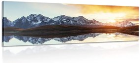 Quadro su tela – Splendido tramonto sulle montagne