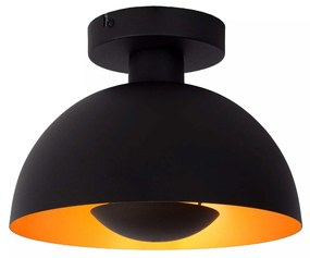 Lucide Lampada da soffitto con struttura a fungo in acciaio dal design moderno Siemon - 40W NERO