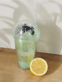 Sinsay - Bicchiere riutilizzabile con cannuccia - multicolor