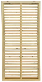 Frangivista in legno Julian L 90 x H 180 cm, spessore 58 mm