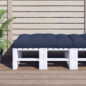 Cuscino Per Pallet Blu Marino 120x80x12 Cm İn Tessuto /