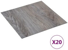 Listoni Pavimenti Adesivi 20 Pz İn Pvc 1,86 M² Marrone Chiaro /