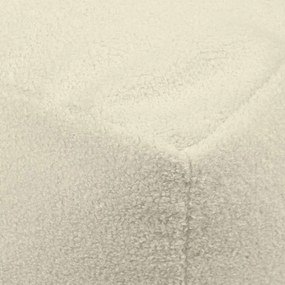 Puof a sacco grigio chiaro con rivestimento in bouclé Softbox MooG – SLOWDOWN