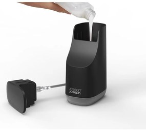 Dispenser di sapone in plastica nera da 350 ml Slim - Joseph Joseph