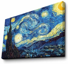 Riproduzione murale su tela, 100 x 70 cm Vincent Van Gogh - Wallity