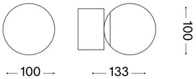 Ideal Lux - Applique LED PERLAGE 1xG9/3W/230V nero/fumé