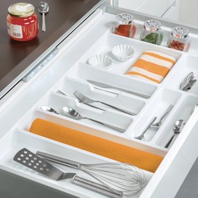 Portaposate Optima Vertex/Concept 500mm (Spalle 16mm) M 450 Plastica Bianca Tecnoplastica Emuca...