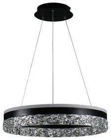 Lampadario a sospensione con filo LED dimmerabile LED/80W/230V 3000-6500K nero + telecomando