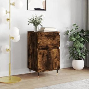 Credenza Rovere Fumo 40x35x70 Cm İn Legno Multistrato /