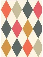 Cole & Son Carta da parati Punchinello - Multi-coloured