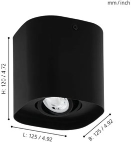 Eglo 99673 - Faretto LED RGBW Dimmerabile CAMINALES-Z 1xGU10/5W/230V
