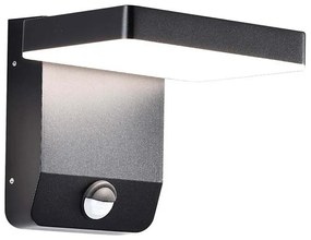 LED Applique da esterno con sensore LED/17W/230V 3000K nero