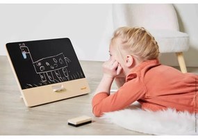 Lavagnetta in legno con supporto removibile