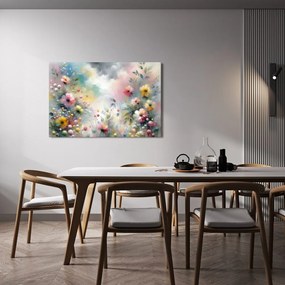 Quadro su tela – Prato floreale delicato