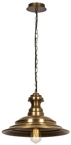 Lampadario color bronzo con paralume in metallo ø 39 cm Obyla – Opviq lights