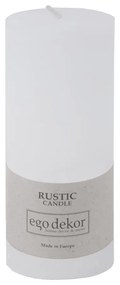 Candela bianca Ruggine, tempo di combustione 58 h Rustic - Rustic candles by Ego dekor