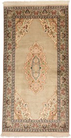 Cashmere Silk Tappeto orientale 140x70 (Indian) Annodato A Mano