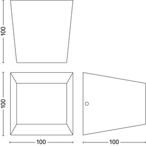 Philips - Applique a LED da esterno ALIX LED/4,3W/230V 2700K IP44