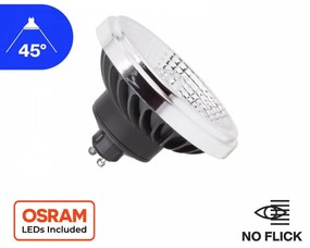 Lampada AR111 15W, Angolo 45°, Nera - OSRAM LED Colore  Bianco Naturale 4.000K