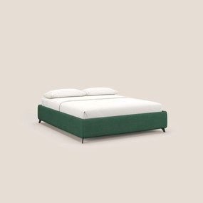 Sara sommier con giroletto contenitore in tessuto impermeabile T02 verde