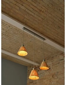 Ledvance - Lampadario a sospensione con filo DECOR RAFFIA 3xE27/15W/230V bastone di rafia