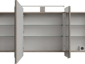 Specchio Contenitore Con Illuminazione Cassca PELIPAL Legno caldo L 140 x H 67 x P 17 cm