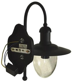 Applique da esterno TALISA 1xE27/60W/230V IP44 nero