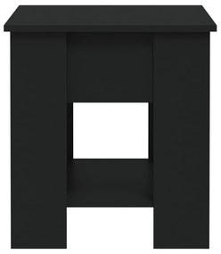 Tavolino da salotto nero 101x49x52 cm in legno multistrato