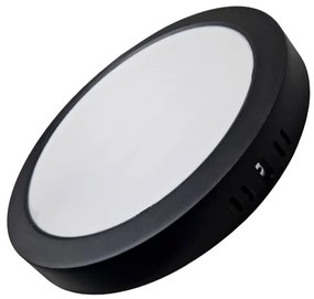 Plafoniera LED ROUND LED/24W/230V 4000K diametro 28,8 cm nero