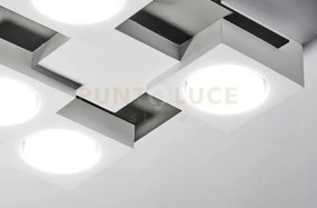 Milet lampada da soffitto 4 luci ral 7039