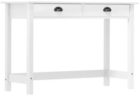 Consolle hill con 2 cassetti 110x45x74 cm in massello di pino