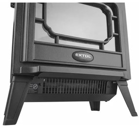 Extol - Caminetto elettrico a LED con riscaldamento LED/1800W/230V 40,6x35,5 cm