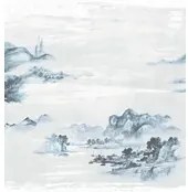 Jannelli & Volpi Carta da parati panoramica Kawa - Blue Panel 4