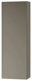 Pensile bagno Brera laccato opaco grigio londra, 1 anta apertura da sinistra P 17 x L 30 x H 90 cm