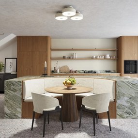 Plafoniera color crema ø 30 cm Blacko – Sollux