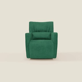 Tulla Poltrona girevole in tessuto impermeabile T02 verde