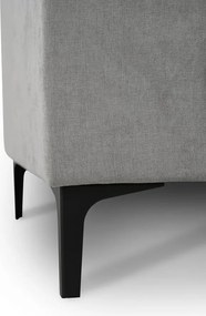 Divano angolare grigio (con penisola a destra/a L) Copenhagen – Scandic