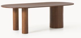 Tavolo ovale in legno di quercia Dunia, 180 x 110 cm