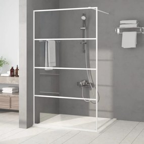 Parete Doccia Walk İn Bianca 115x195 Cm Vetro Trasparente Esg /
