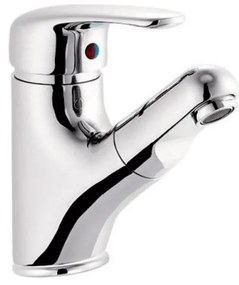 Aqualine - Miscelatore per lavabo KASIOPEA 14,2 cm, cromo lucido