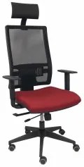 Sedia Ufficio con Poggiatesta PC B10CRPC Rosso Granato