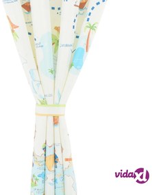 vidaXL Tende Oscuranti per Bambini 2pz 140x240cm Giramondo