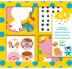 Gioco con adesivi - amiamo gli animali