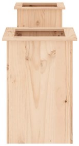 Panchina con Fioriera 184,5x39,5x56,5 cm Legno Massello di Pino