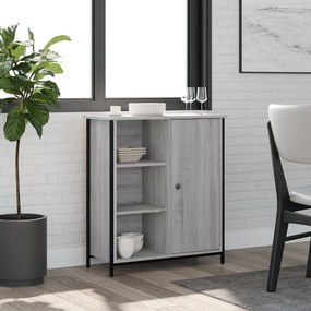 Credenza Grigio Sonoma 70x30x80 Cm İn Legno Multistrato /